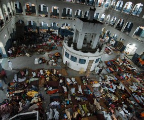 They were short on beds that night