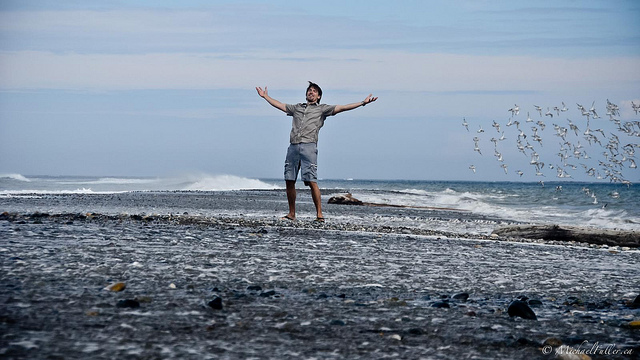 Glory at Rose Spit, the birthplace of humankind, and the goal of my two day solo hike