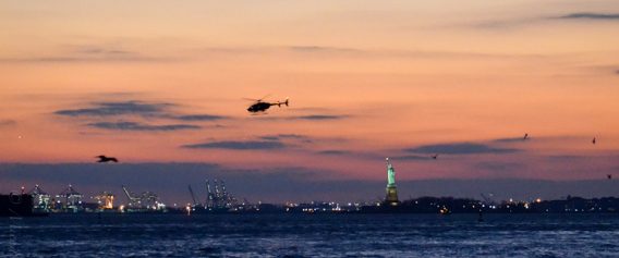 Manhattan Night Birds (and helicopters)